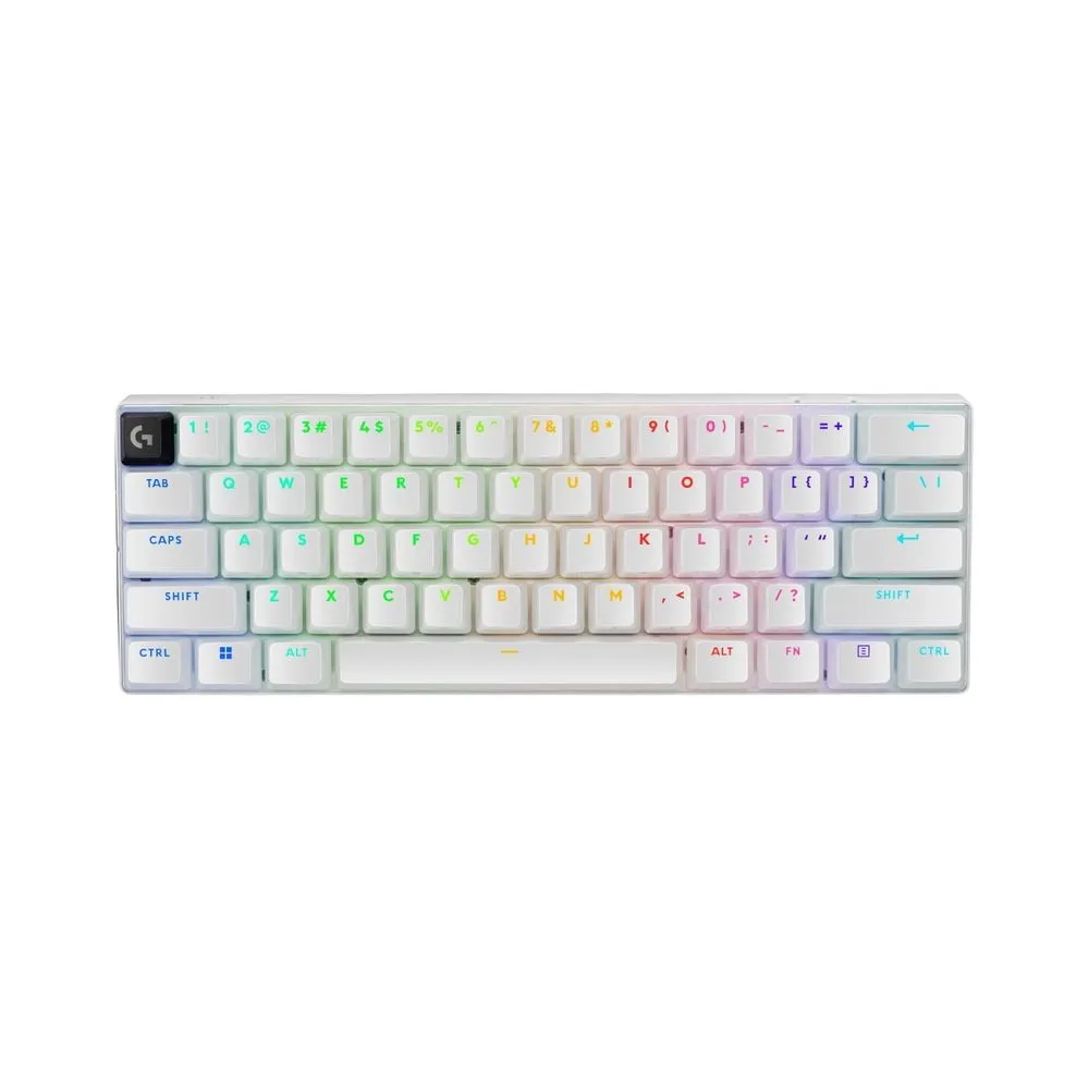 TECLADO LOGITECH PRO X 60 LIGHTSPEED BT/ÓPTICO/65 HRS/RGB WHITE
